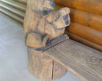 Bear on the left