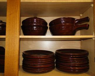 Brown stoneware