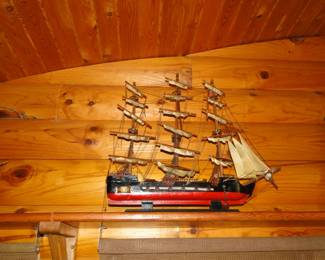 Tall ship model boat