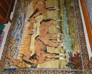 Horse tapestry.  Not to be confused with the Carol King Tapestry album
