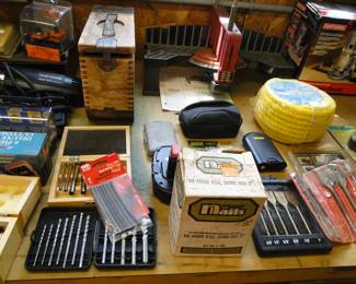 Various drill bits