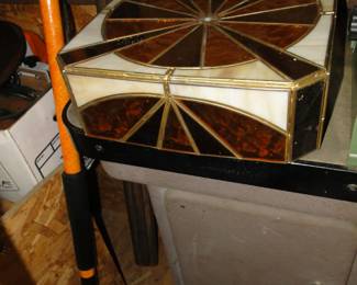 Stained glass piece