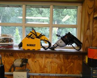 Drills, one yellow and one black.  Can you tell which is which?