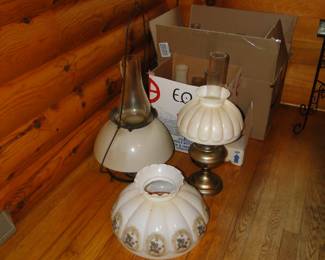 Vintage lamp tops