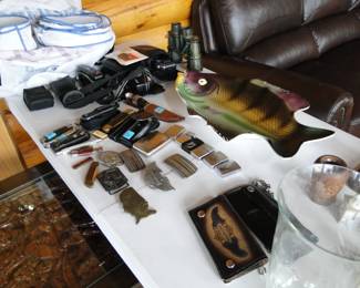 Pocket knives, and lighters