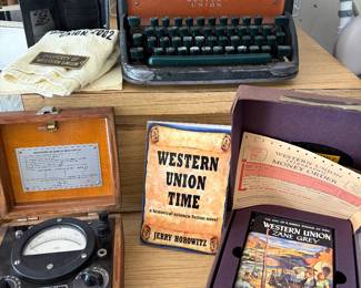 Western Union typewriters and memorabilia 