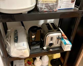 Lots of small appliances 