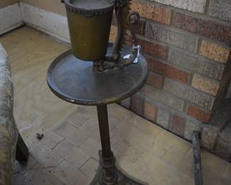 Antique/Vintage Heavy Brass Smoking Stand
