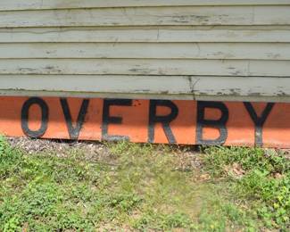 Old Overby Lumber Sign