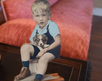 1930's Cut Out Picture of Thomas Goodnight, Jr.