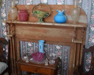Rustic Fireplace Mantle