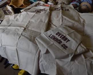 Vintage Overby Lumber Aprons