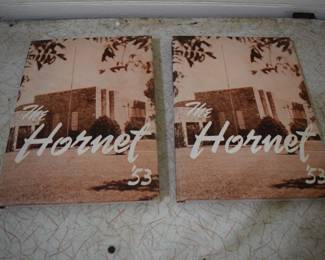 Two 1953 Hornet Yearbooks