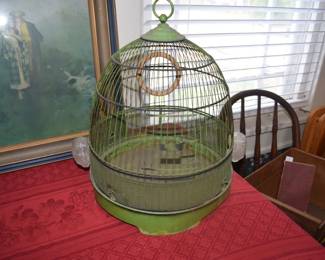 Deco Domed Beehive Silhouette Bird Cage