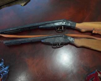 Both of the Working Toy Double Barrels