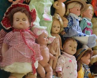 Antique/Vintage Composition Dolls and More