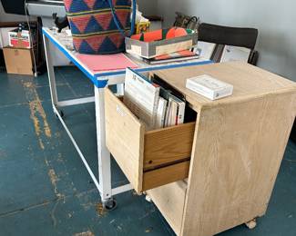 Small filing cabinet