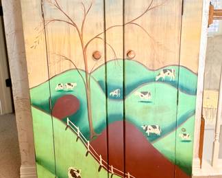 **PRESALE - Hand-painted Cabinet $500