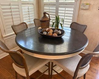 **PRESALE - POTTERY BARN ROUND TABLE - ***$300.00 /CHAIRS $100.OO ea**/ SET- $650.00