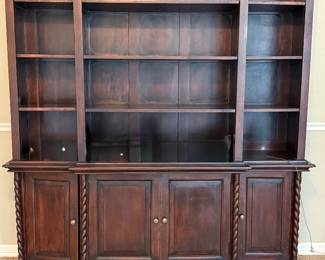 ***PRESALE ** Traditional library bookcase/display/bar - $600 .00
