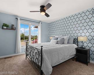 Bed frame, mattress, 2 lamps and 2 side tables