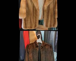 Mink stole & mink jacket