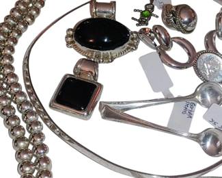 Auburn University sterling silver earrings black onyx and Sterling pendants and more