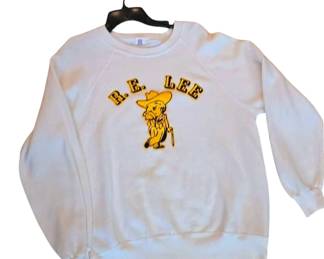 R.E. Lee Rebels white sweat shirt