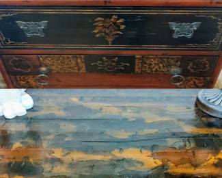 Beautiful hand carved top to Hooker chest