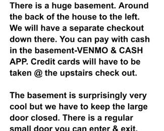 Parking info & basement info