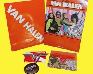 Van Halen items memorabilia fan club