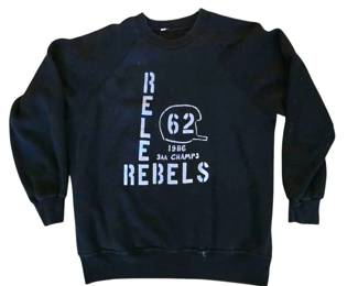 R.E. Lee Rebels #62 1986 3AA champs jersey