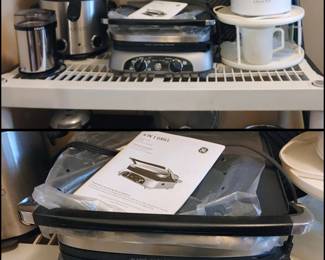 New GE 4-in-1 Panini Grill and Griddle