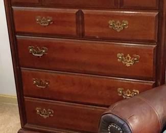 Beautiful Chippendale Style all wooden mahogany dresser