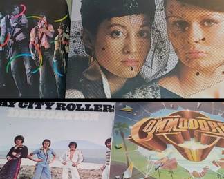 Vintage albums Elvin Bishop the Allen Parsons Project Bay City Rollers and the Commodores