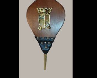 Leather.& wood bellows