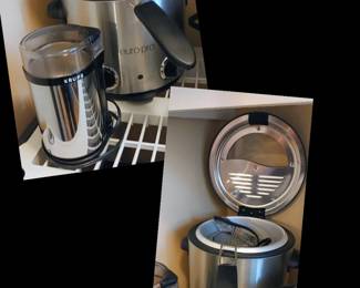 New Euro-Pro Compact Stainless Steel Deep Fryer 