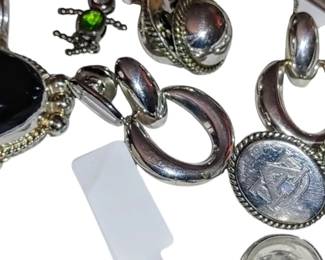 Sterling silver Italian earrings