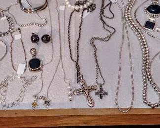 Just a portion of the sterling silver jewelry more jewelry and costume jewelry to post