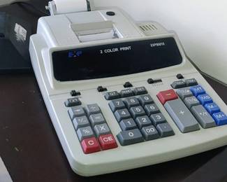 Color print new adding machine