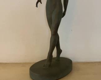 Virginia Morris Pollak Sculpture of Nude Woman "DESHA"