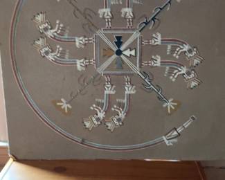 Navajo “Rainbow People” Sand Art