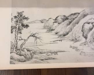 Rare Late-Qing Lithograph/Woodblock Prints of Dai Xi (1801–1860) Paintings