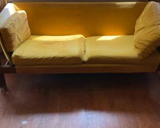 Modern Yellow Fabric Daybed