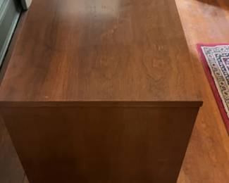 Mid-Century Modern 9-Drawer Walnut Dresser 66 x 19 x 30