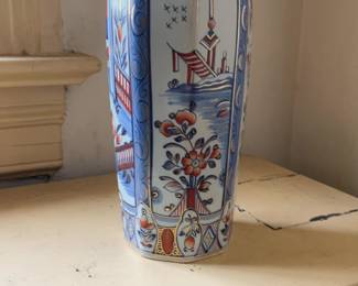 Vintage Hand-Painted Japanese Imari Style Porcelain Vase