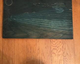 Charlotte Noshpitz Beach Wood Block Etching