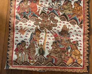 Balinese Kamasan Traditional Painting on Fabric