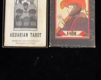 Vintage Aquarian Tarot Deck and Instruction Book