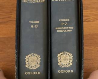 The Compact Edition of the Oxford English Dictionary - 2 Volume Set